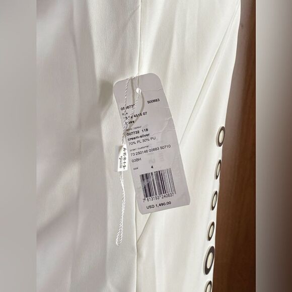 Akris punto Lasercut Eyelet Slip Dress size 4 - Picture 10 of 14